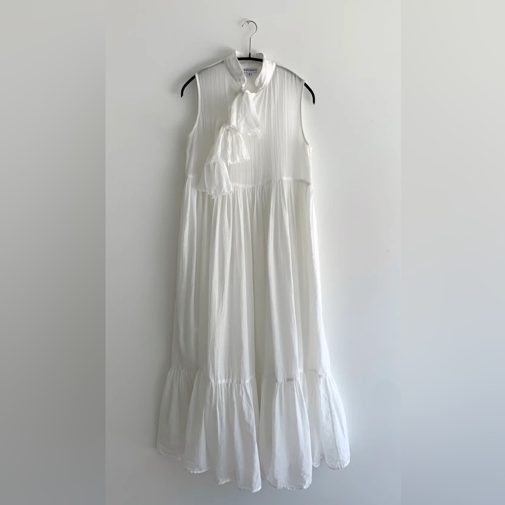 Cotton Voile White Sundress